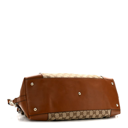 Gucci Monogram Small Brick Lane Boston Light Brown 4 of 10