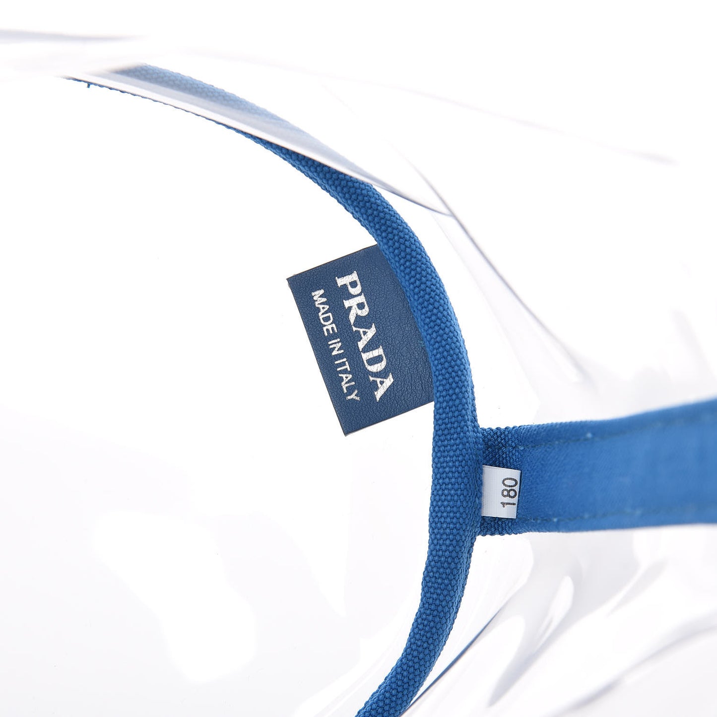 Plexiglass Canapa Shopper Tote Azzurro