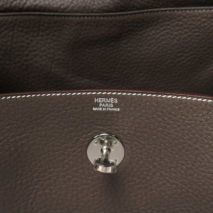 Hermes Taurillon Clemence Lindy 34 Etoupe 6 of 10