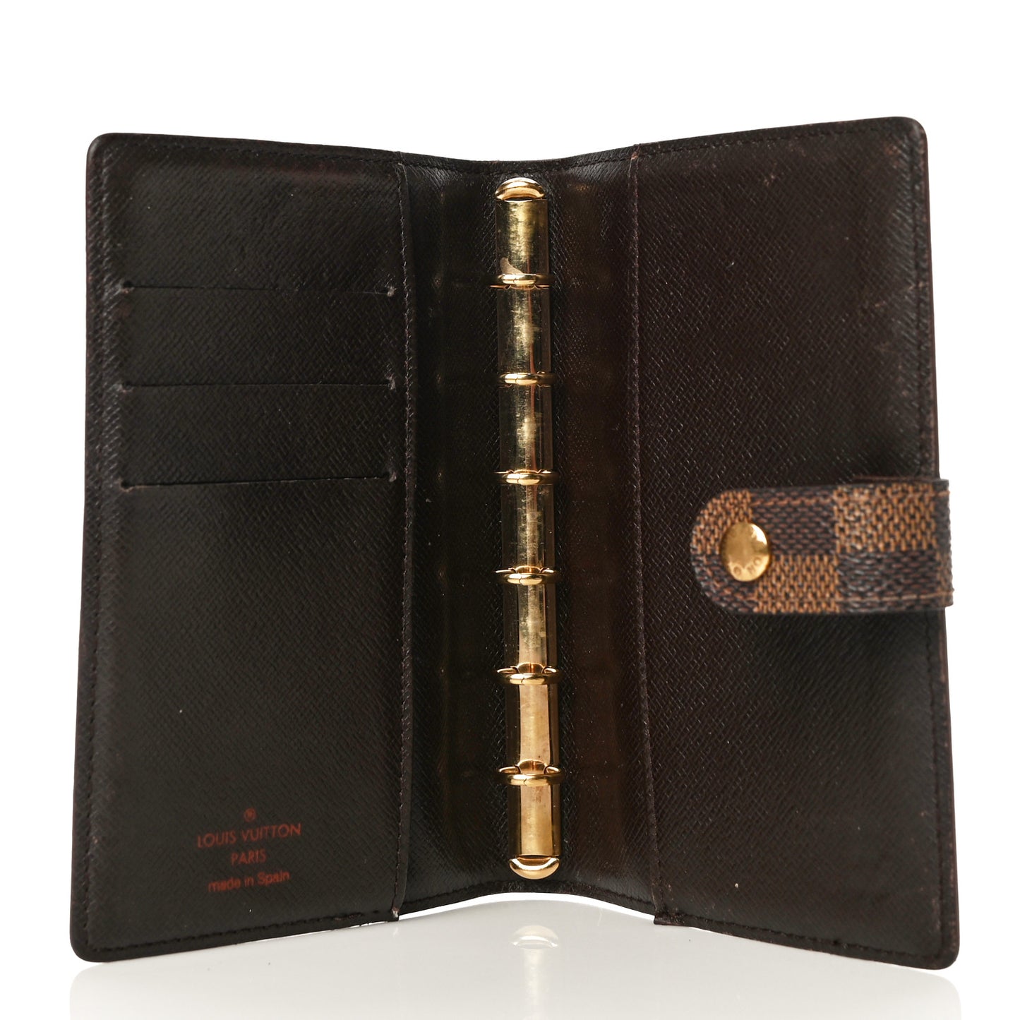 Damier Ebene Small Ring Agenda Cover