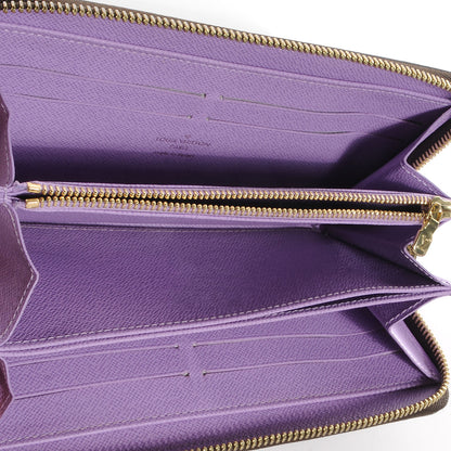 Louis Vuitton Damier Ebene Illustre Zippy Wallet Violet 6 of 8