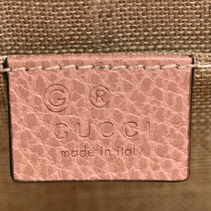 Gucci Dollar Calfskin Small Interlocking G Shoulder Bag Soft Pink 6 of 10