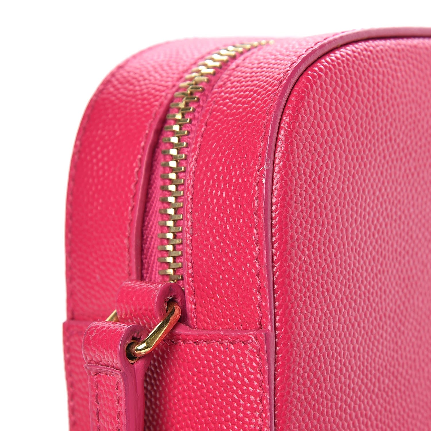 Saint Laurent Grain De Poudre Small Classic Monogram Camera Bag Bubblegum 10 of 11