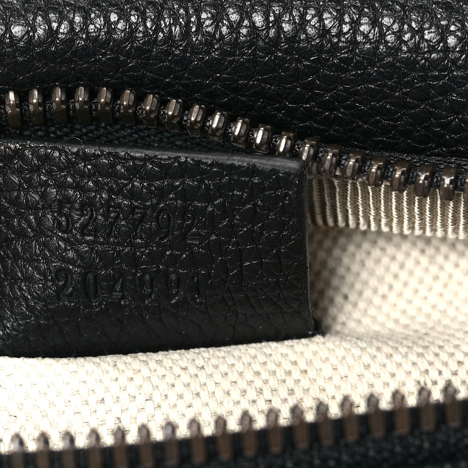 Gucci Grained Calfskin Small Logo Belt Bag Black 7 of 9