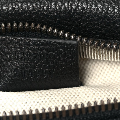 Gucci Grained Calfskin Small Logo Belt Bag Black 7 of 9