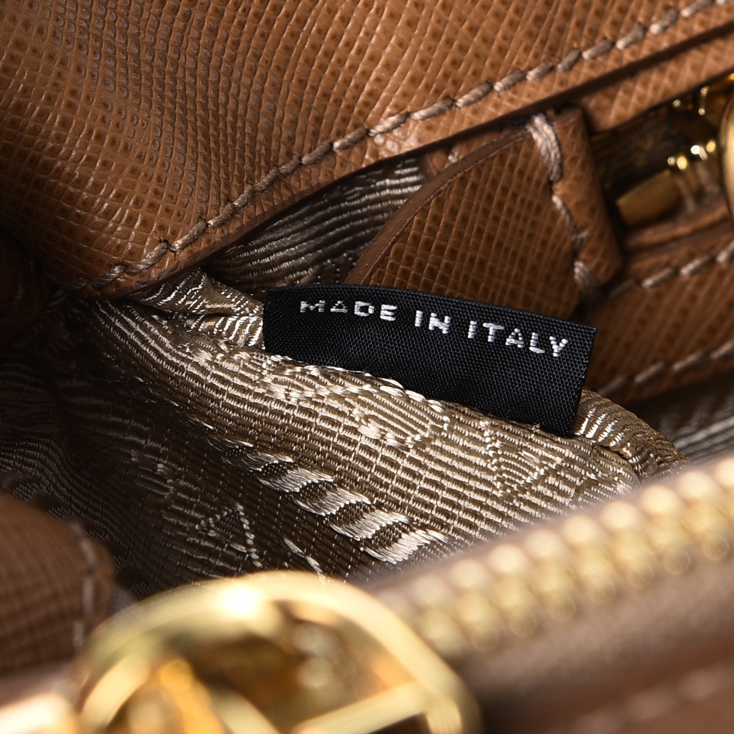 Prada Saffiano Medium Galleria Double Zip Tote Caramel 8 of 10