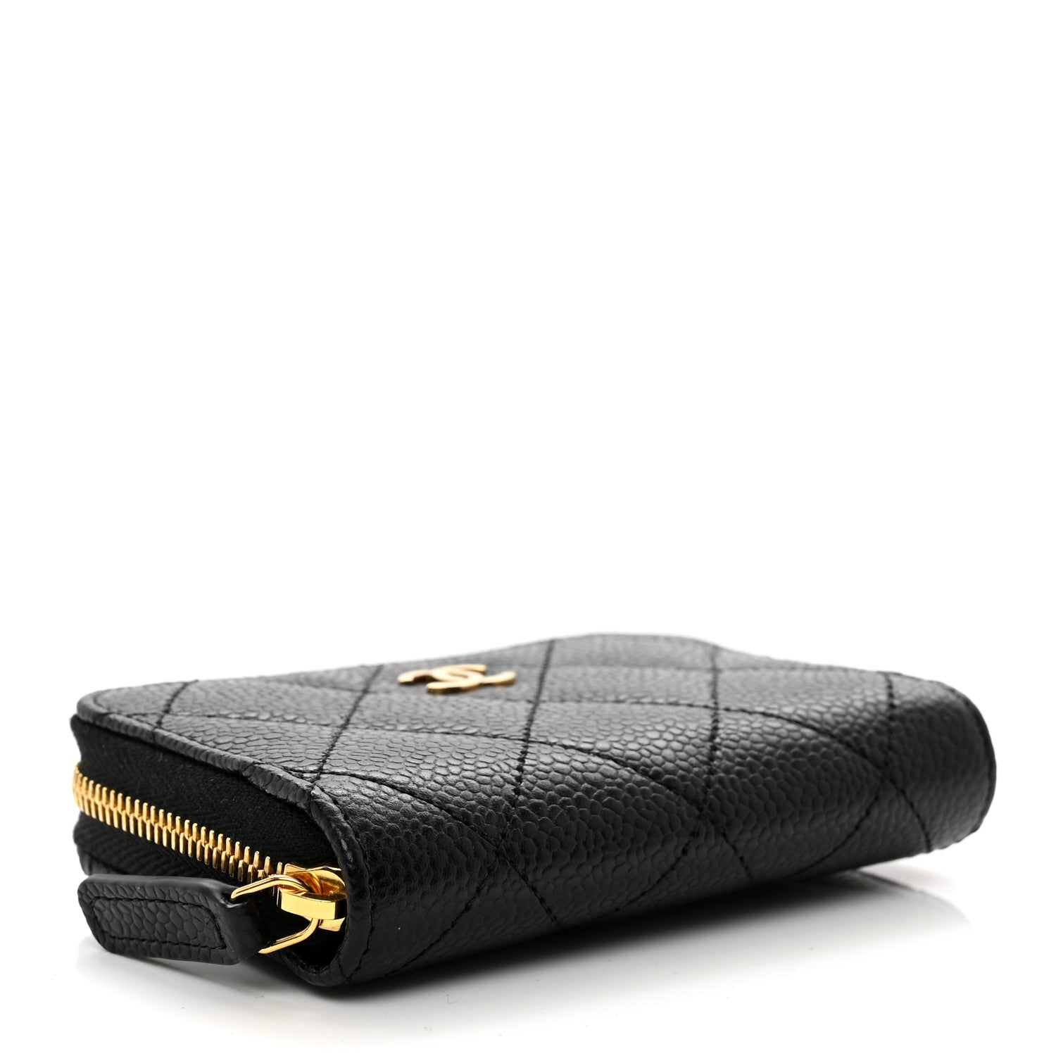Chanel Caviar Quilted Classic Zipped Coin Purse Black 4 of 8
