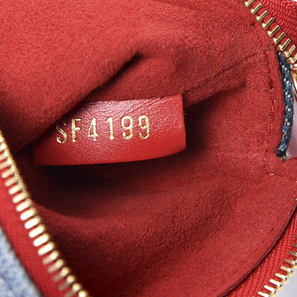 Louis Vuitton Denim Micro Pochette Accessories Denim Rouge 8 of 9