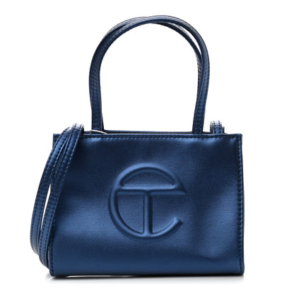 Telfar Vegan Leather Small Shopping Bag Cobalt 1 of 10