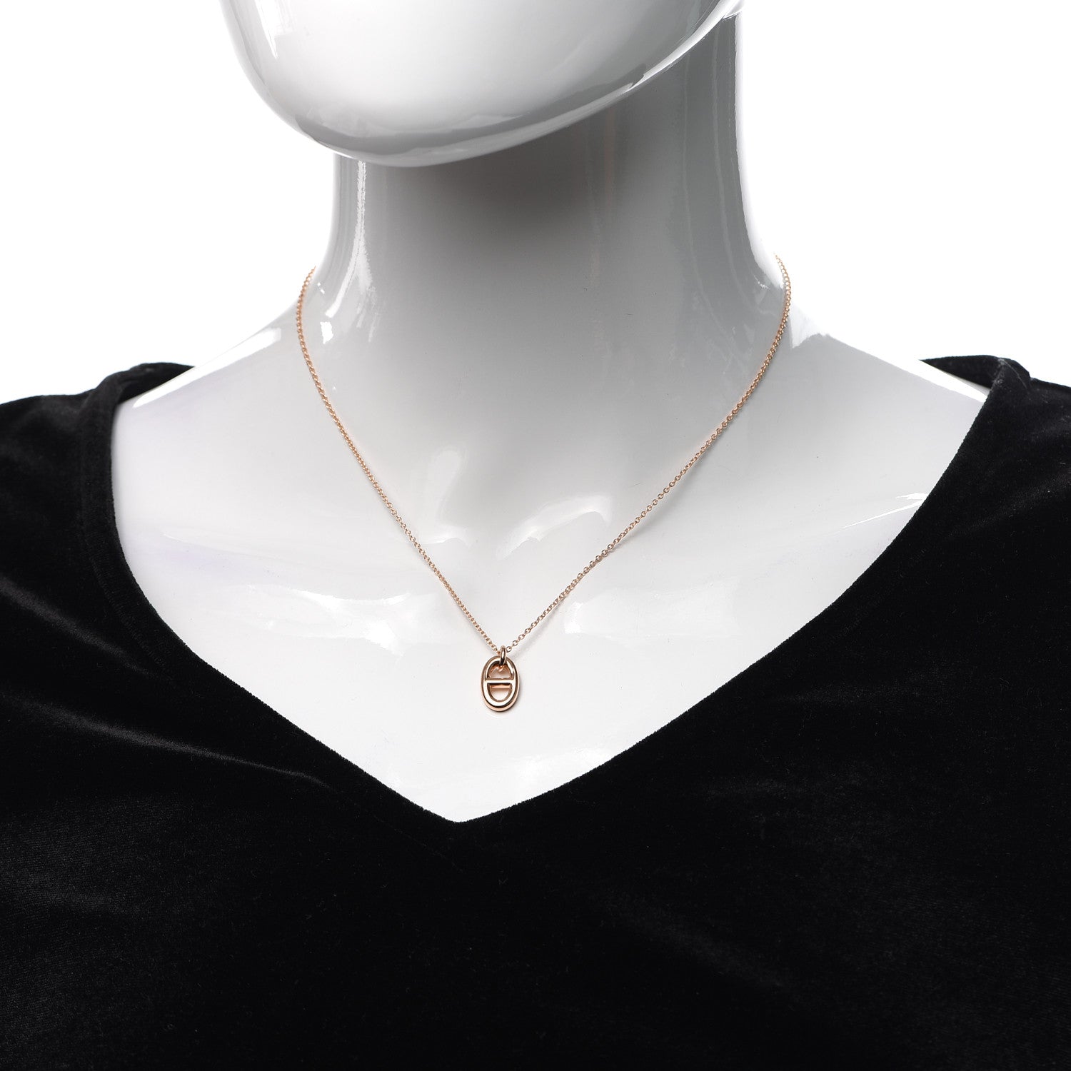 Hermes 18K Rose Gold PM Farandole Pendant Necklace 2 of 6
