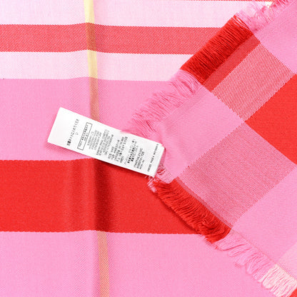 Burberry Wool Silk House Check Lightweight Pink 2 of 4