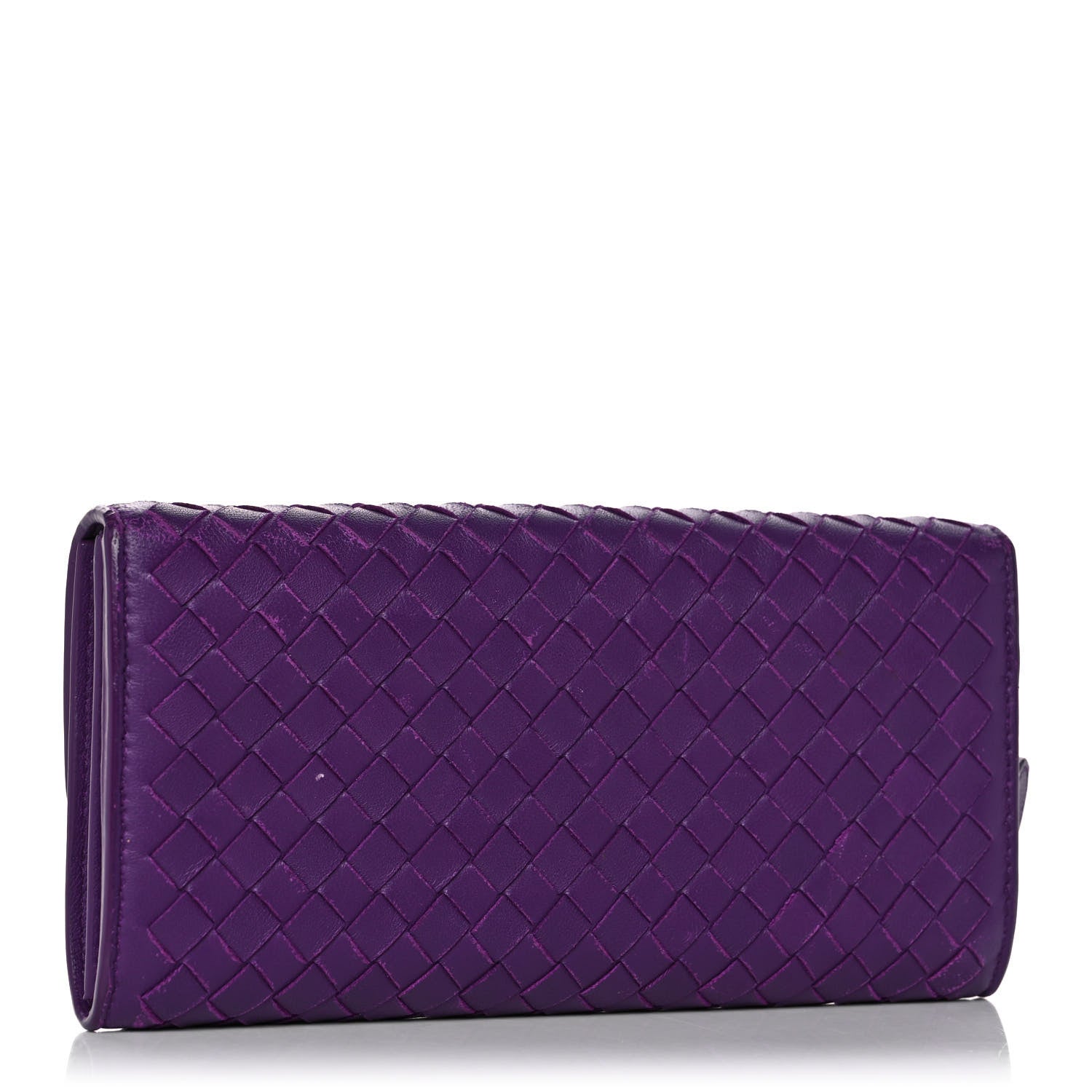 Bottega Veneta Nappa Intrecciato Continental Flap Wallet Peony 3 of 13