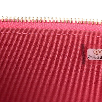 Chanel Caviar Quilted Small Vanity Case With Chain Pink 9 of 11