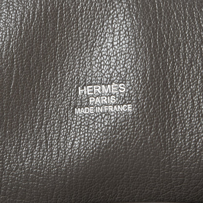 Hermes Taurillon Clemence Jypsiere 37 Etain 11 of 28