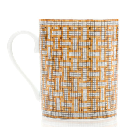 Hermes Porcelain Mosaique au 24 Mug Gold 3 of 8