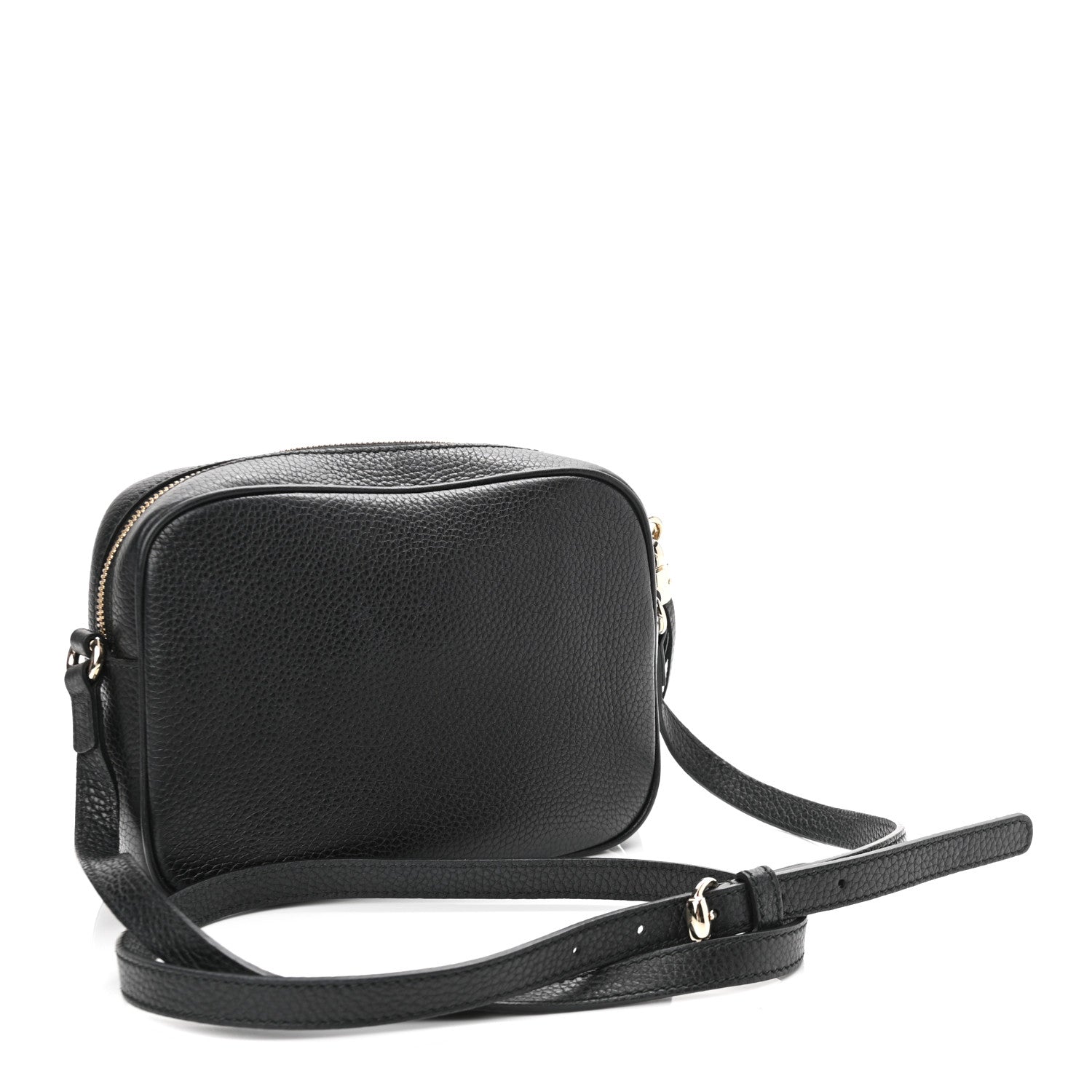 Gucci Pebbled Calfskin Small Soho Disco Bag Black 3 of 11