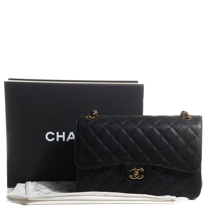 Chanel Caviar Perforated CC Shoulder Bag Black 8 of 8