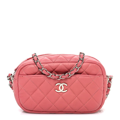 Chanel Lambskin Quilted Small Timeless Camera Case Pink 1 of 10