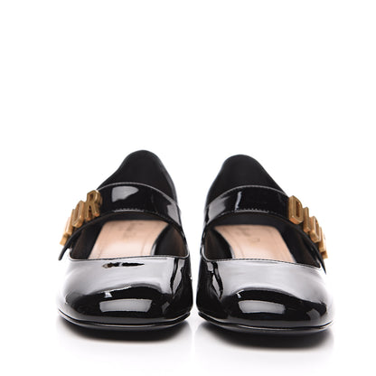 Christian Dior Patent Baby-D Ballet Pumps 39 Black 2 of 9