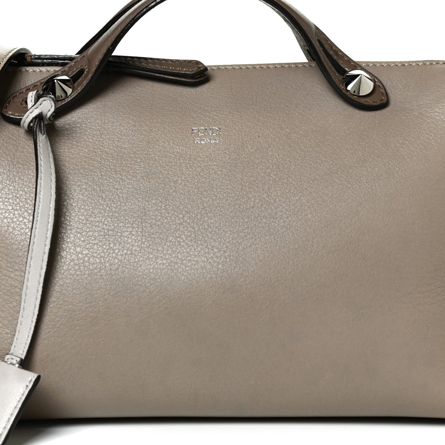 Fendi Vitello Dolce Medium By The Way Boston Bag Tortora Seppia 8 of 15