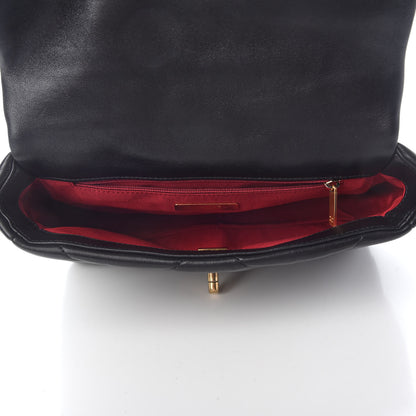 Chanel Lambskin Quilted Medium Chanel 19 Flap Black 5 of 9