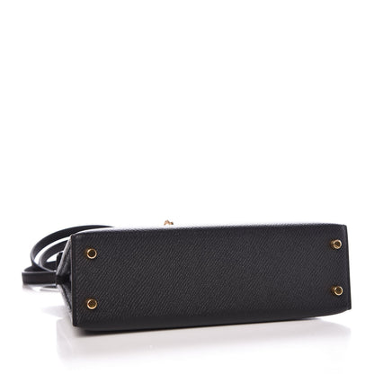 Hermes Epsom Mini Kelly Sellier 20 Black 4 of 8