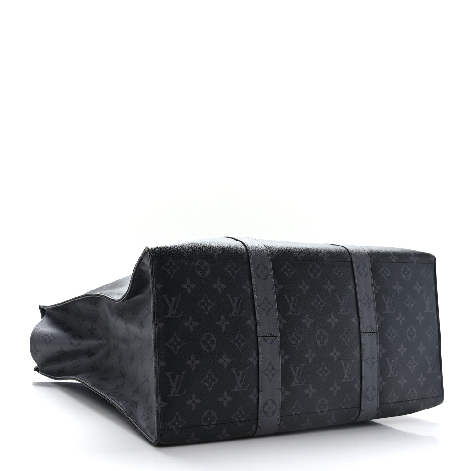 Louis Vuitton Monogram Eclipse Cabas Zippe GM Black 5 of 10