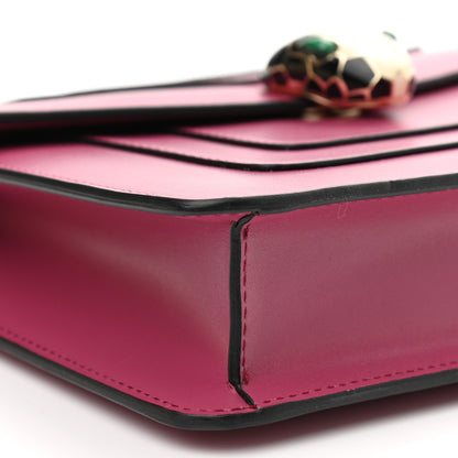 Bulgari Calfskin Small Serpenti Forever Snake Strap Crossbody Bag Pink 8 of 10