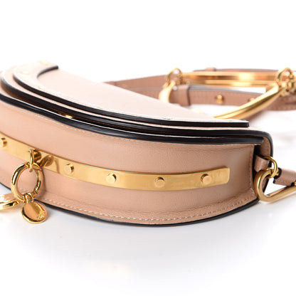 Chloe Calfskin Small Nile Bracelet Minaudiere Bag Biscotti Beige 6 of 9