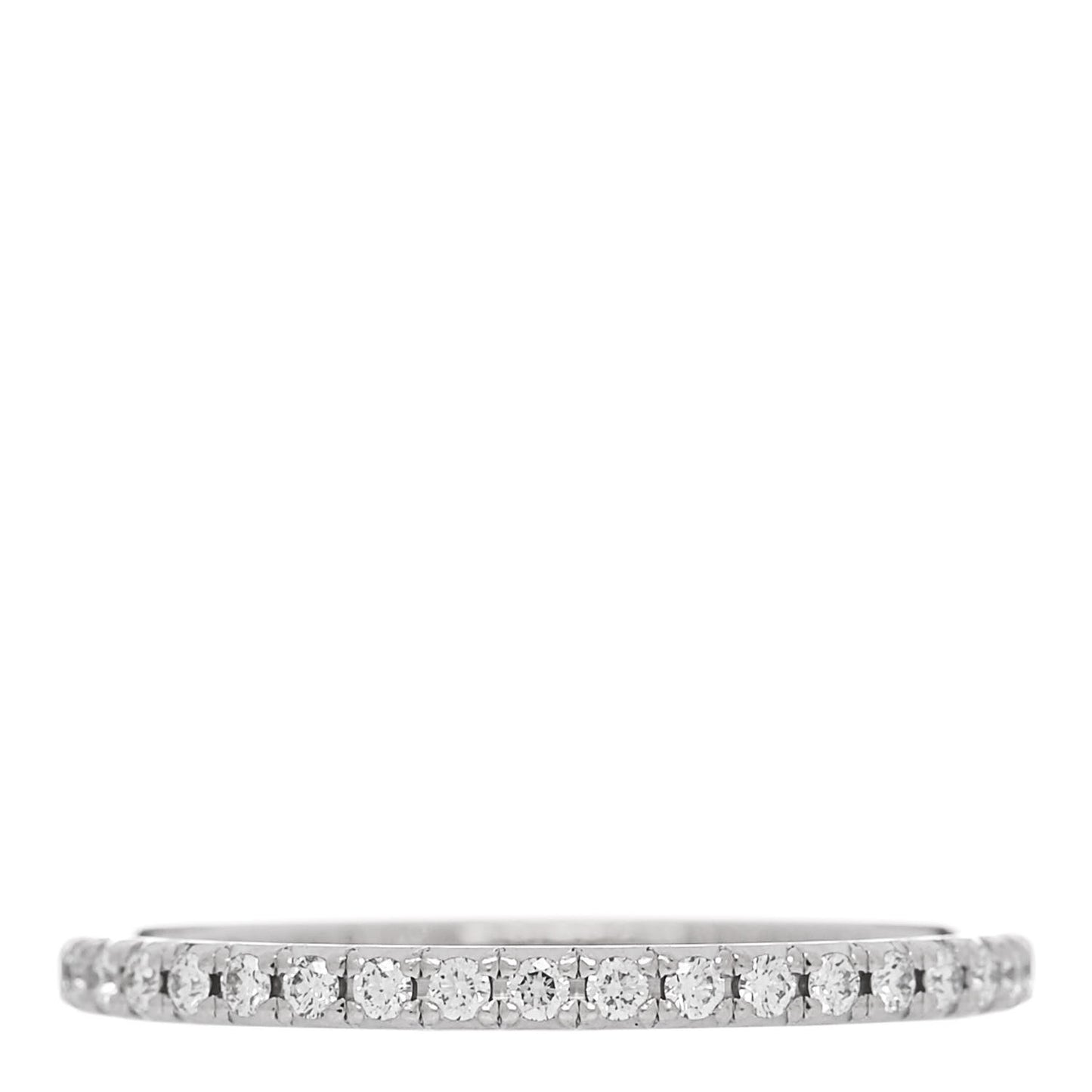 Platinum Diamond Metro Band Ring 48 4.5