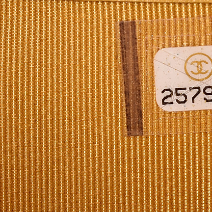 Chanel Caviar Quilted Compact Flap Wallet Yellow 8 of 10