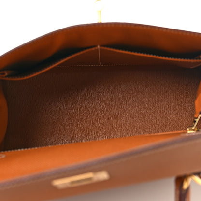 Hermes Epsom Kelly Sellier 28 Gold 5 of 12
