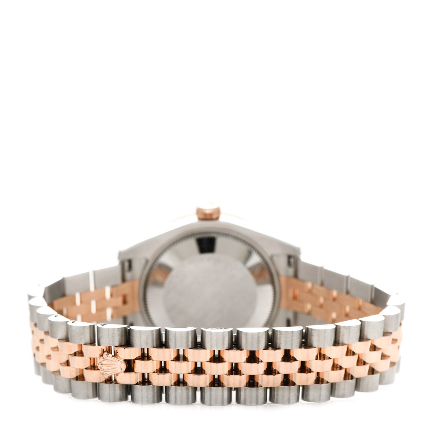 Stainless Steel 18K Everose Gold Diamond Mother of Pearl 31mm Oyster Perpetual Datejust Watch Roman 178341