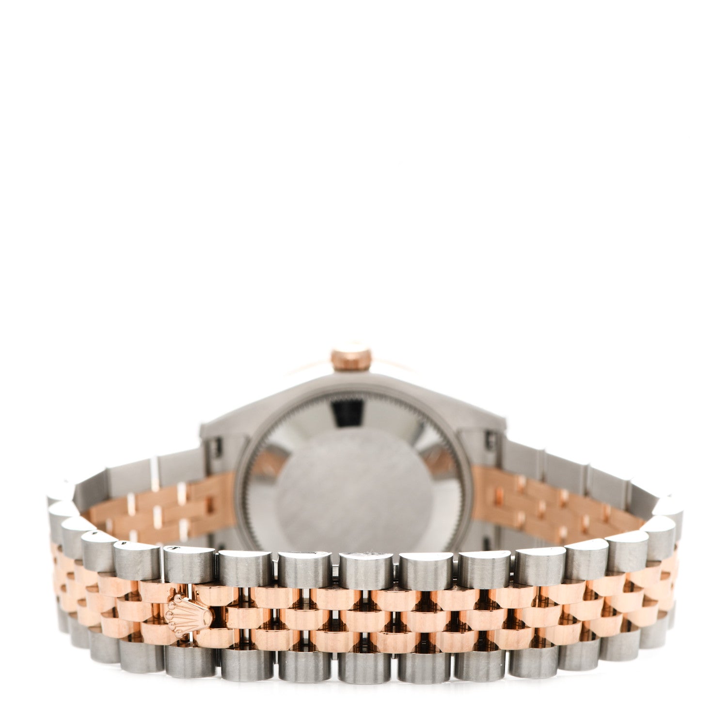 Rolex Stainless Steel 18K Everose Gold Diamond Mother of Pearl 31mm Oyster Perpetual Datejust Watch Roman 178341 3 of 5