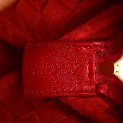 Bottega Veneta Nappa Intrecciato Mini Loop Camera Bag Apple Candy 6 of 9