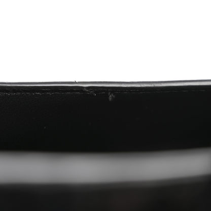 Balenciaga Shiny Calfskin Monochrome Crocodile Embossed Hourglass Top Handle Bag XS Black 12 of 15