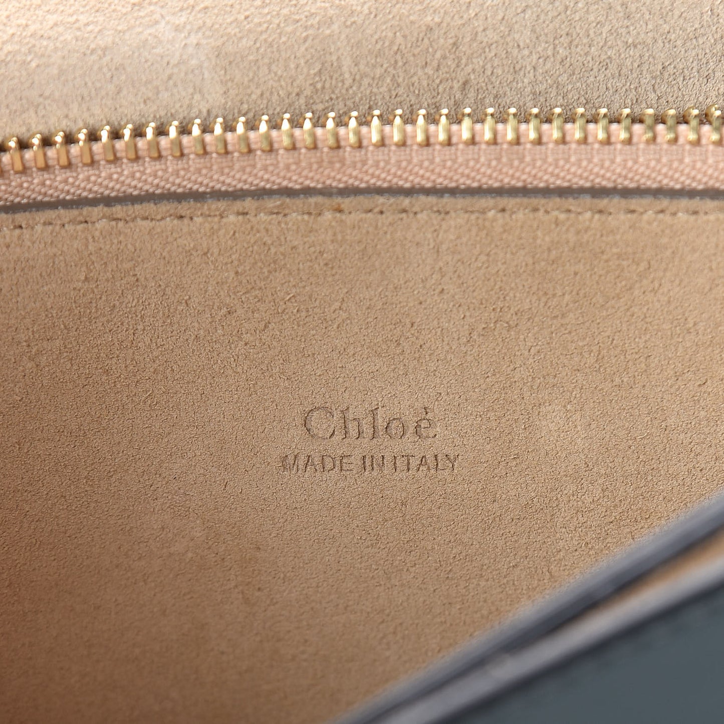 Suede Calfskin Medium Faye Shoulder Bag Cloudy Blue