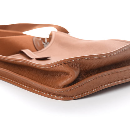 Hermes Taurillon Clemence Evelyne III PM Gold 8 of 9
