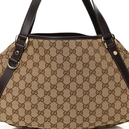 Gucci Monogram Medium Abbey Shoulder Bag Dark Brown 8 of 17