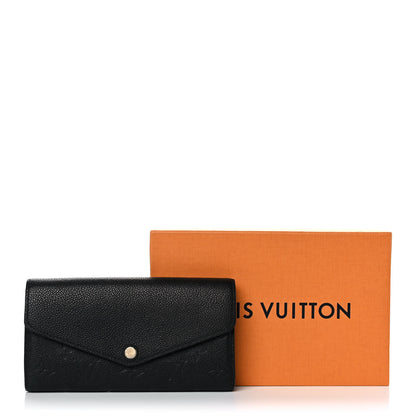 Louis Vuitton Empreinte Sarah Wallet NM Black 12 of 12