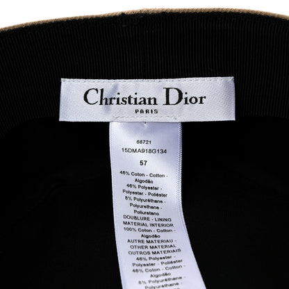 Christian Dior Cotton Cap 57 Beige 8 of 8