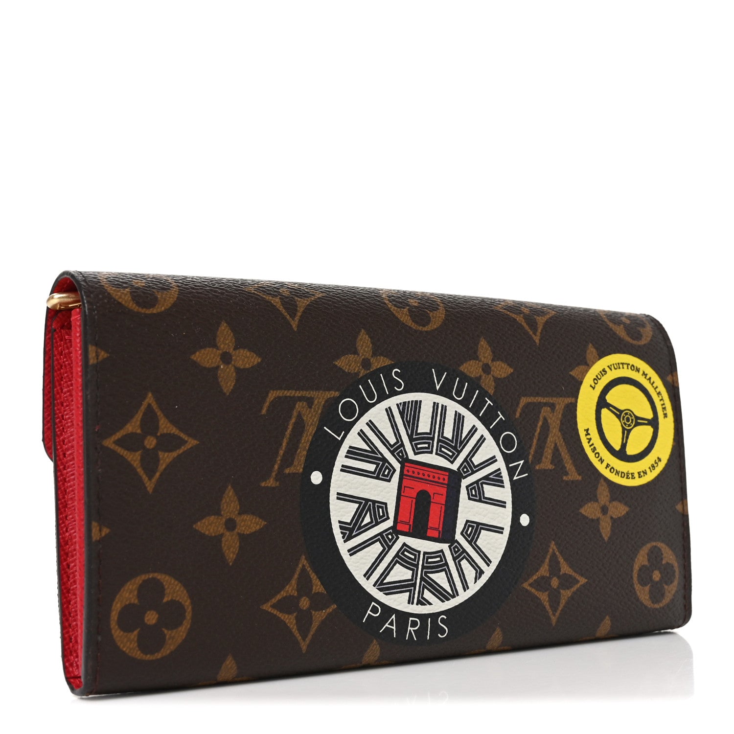 Louis Vuitton Monogram World Tour Sarah Wallet 3 of 6