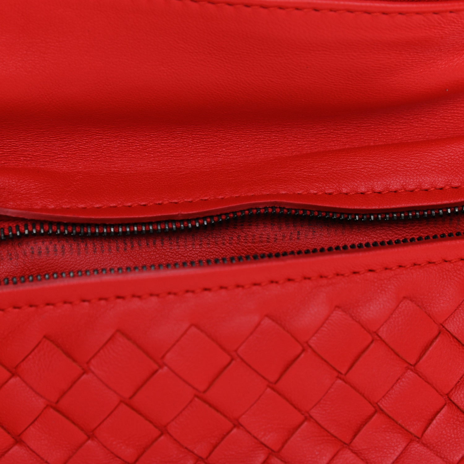 Bottega Veneta Nappa Intrecciato Mini Chain Messenger Red 11 of 11