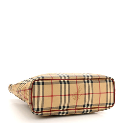 Burberry Haymarket Check Medium Tote Red 4 of 14