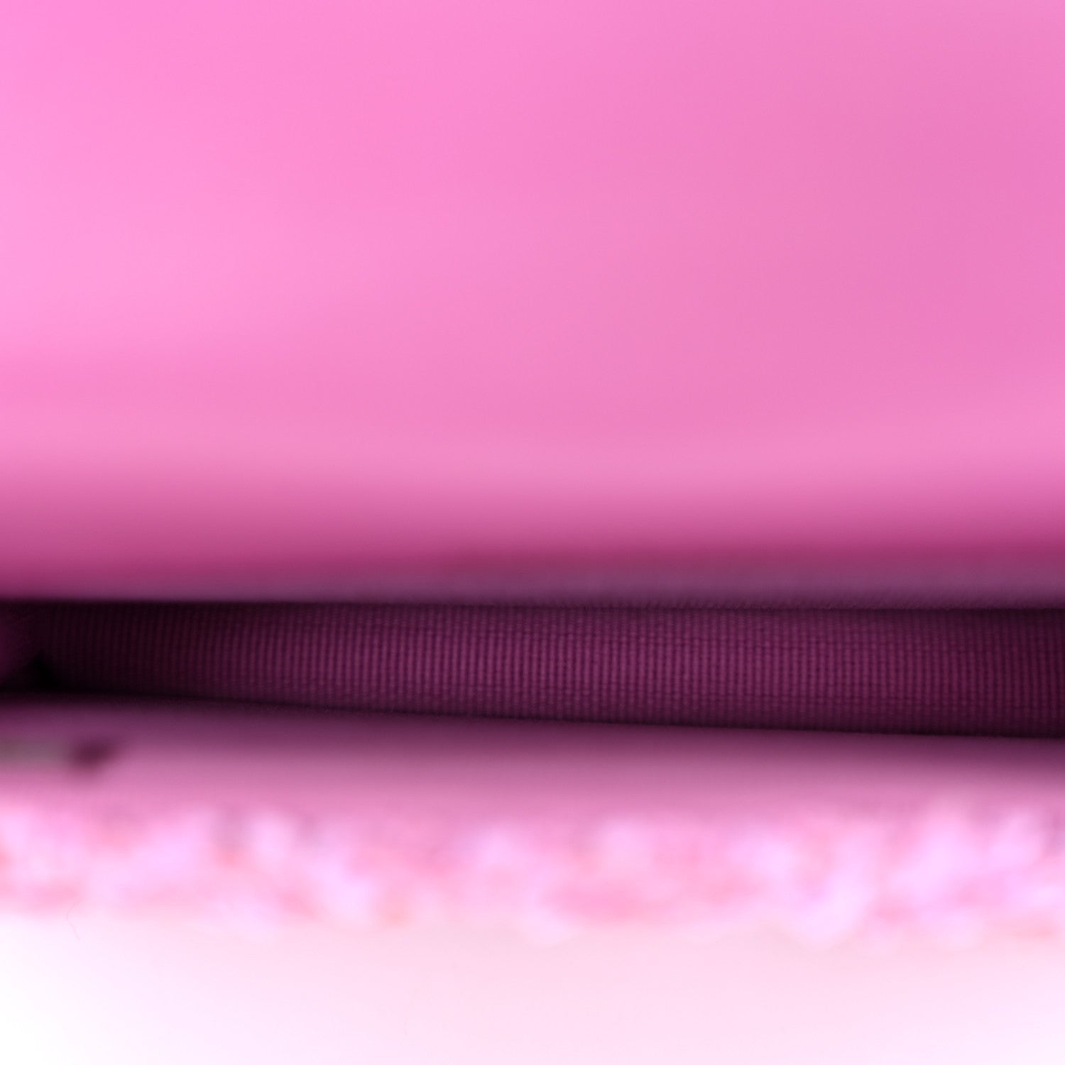 Chanel Tweed Enamel Quilted Pending CC Flap Belt Bag Pink Purple 5 of 12