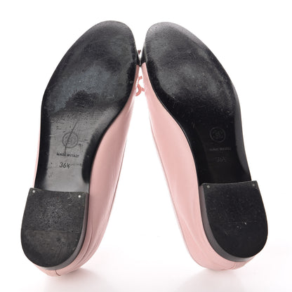 Chanel Lambskin CC Cap Toe Ballerina Flats 36.5 Light Pink Black 9 of 15