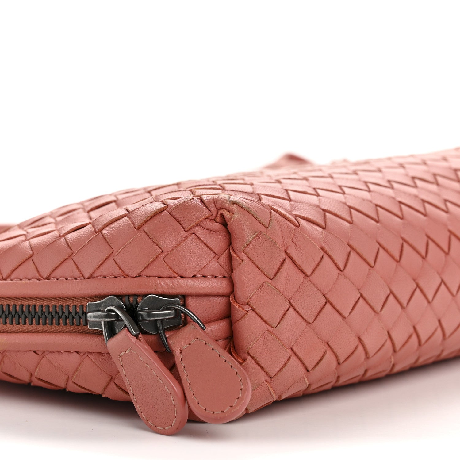 Bottega Veneta Nappa Intrecciato Large Nodini Crossbody Messenger Quarzo 9 of 14