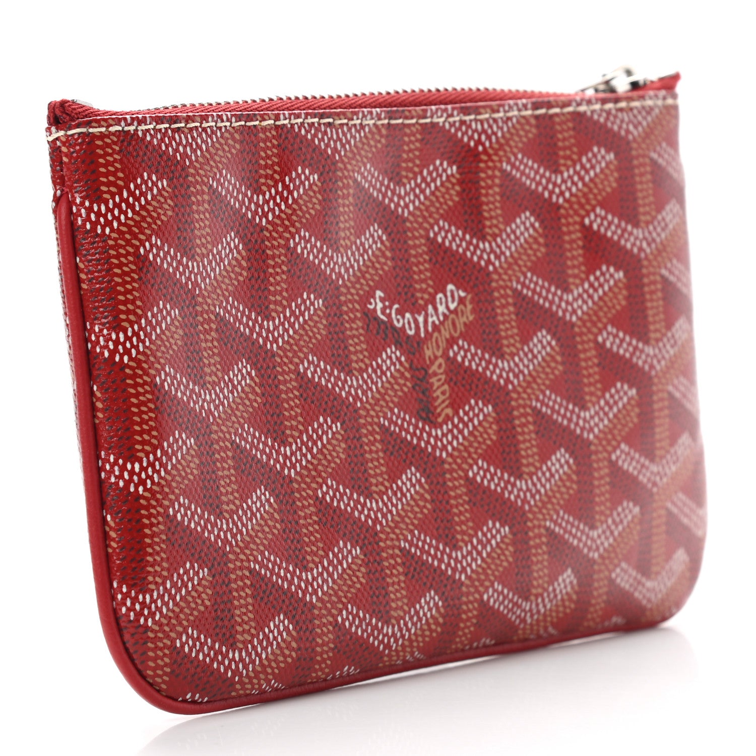 Goyard Goyardine Mini Senat Pochette Red 3 of 8