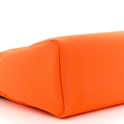 Hermes Toile Officier Vache Hunter Laque Herbag Zip PM 31 Orange Rouge H 10 of 11