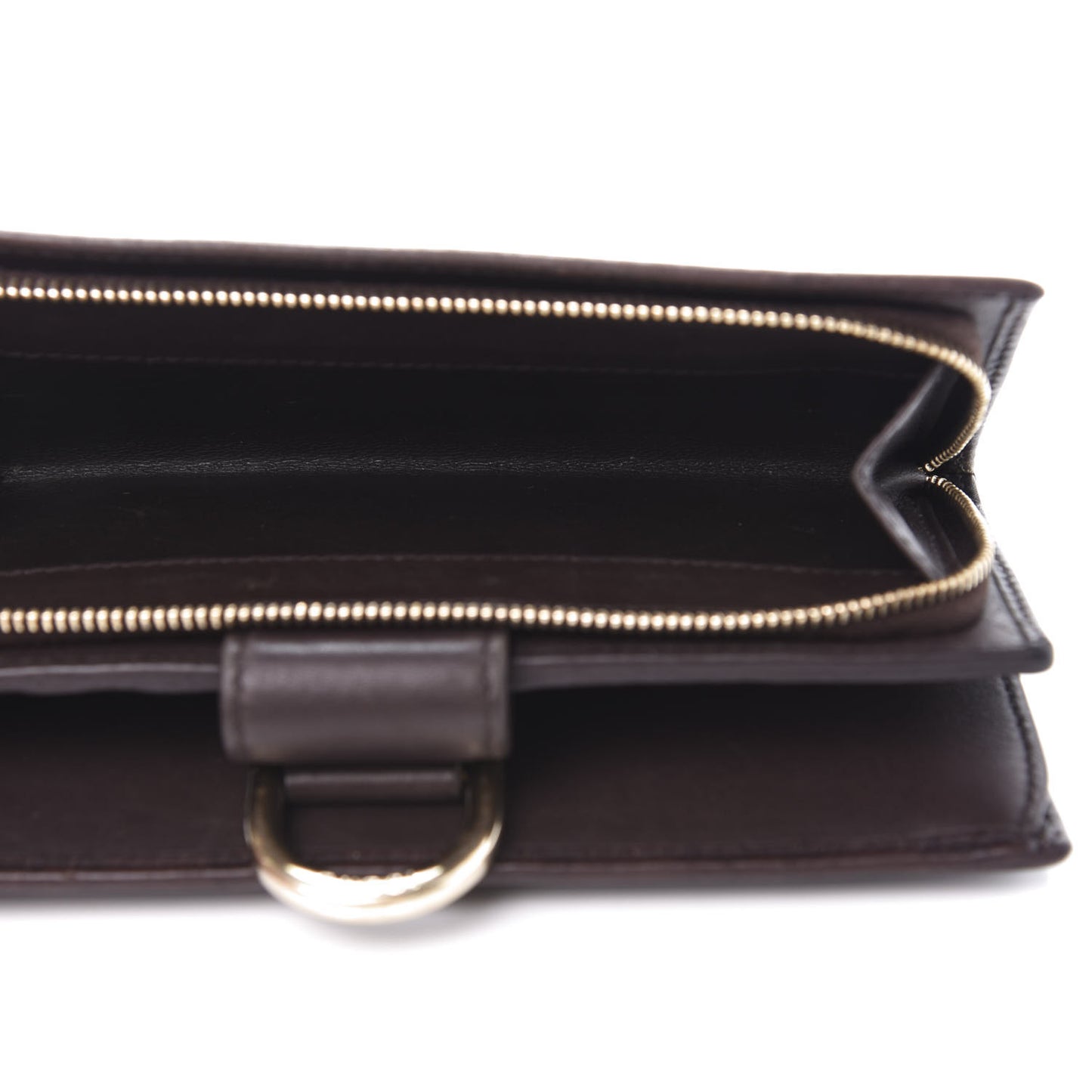Guccissima Abbey Continental Wallet Chocolate